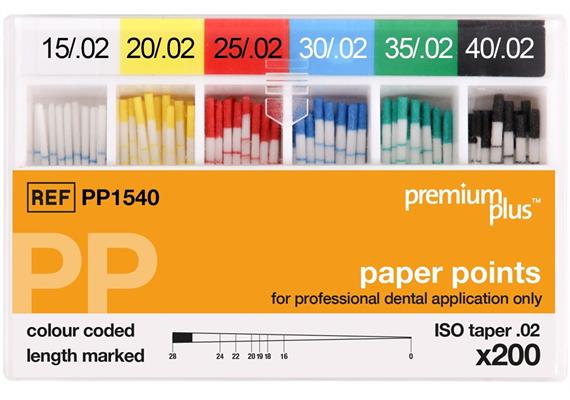 Papierspitzen ISO 70 Taper 2%