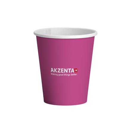Pappbecher 200 ml, flamingo fuchsia