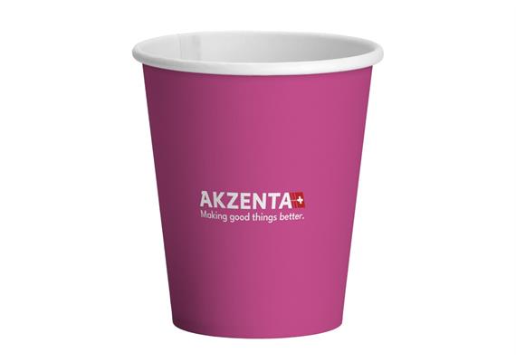 Pappbecher 200 ml, flamingo fuchsia