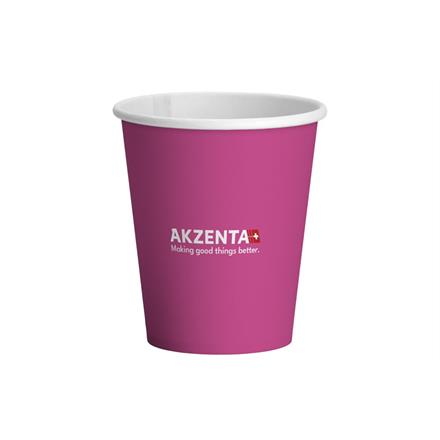 Pappbecher 200 ml, flamingo fuchsia