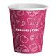 Pappbecher 200 ml, fuchsia