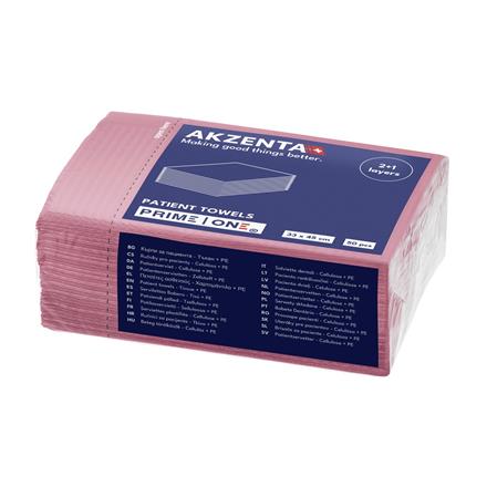 Patientenservietten Tissue/PE 3lg 33x45cm, fuchsia