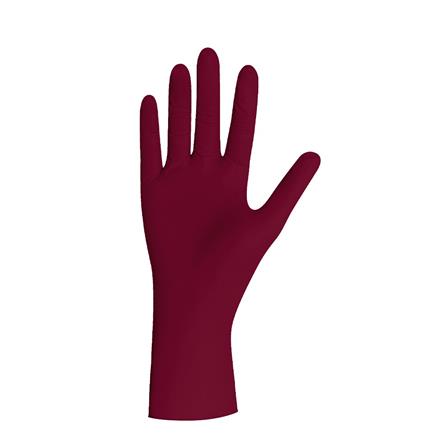 PEARL BURGUNDY NITRIL XS