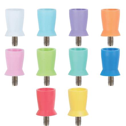 Prophy Cups Screw In Assorted Colors Regular