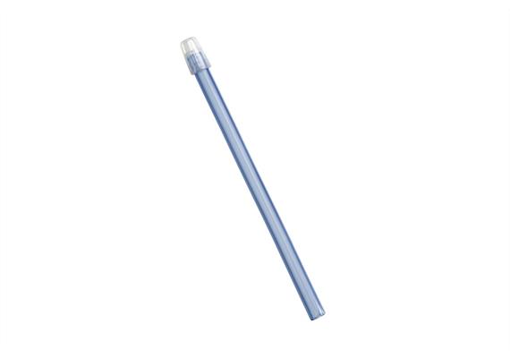 Speichelsauger 145 mm, abnehmbare Kappe, med blau