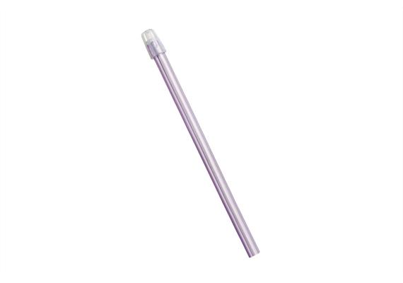 Speichelsauger 145 mm, abnehmbare Kappe, rosa