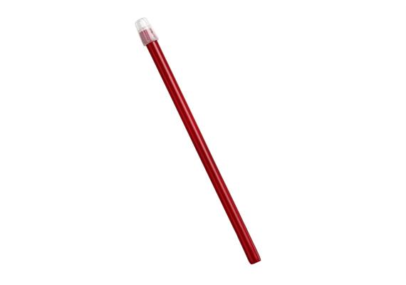 Speichelsauger 145 mm, abnehmbare Kappe, rot