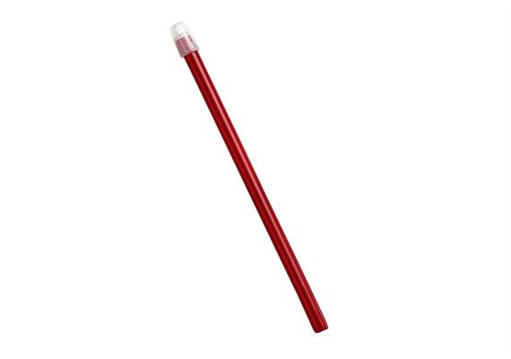 Speichelsauger 145 mm, abnehmbare Kappe, rot