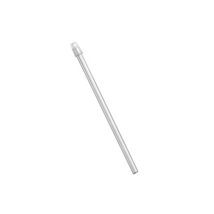 Speichelsauger 145 mm, abnehmbare Kappe, transparent