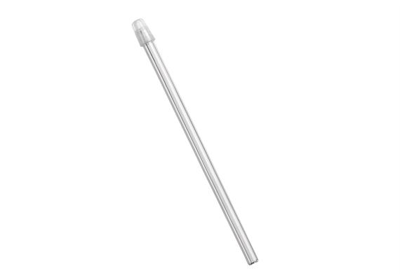 Speichelsauger 145 mm, abnehmbare Kappe, transparent