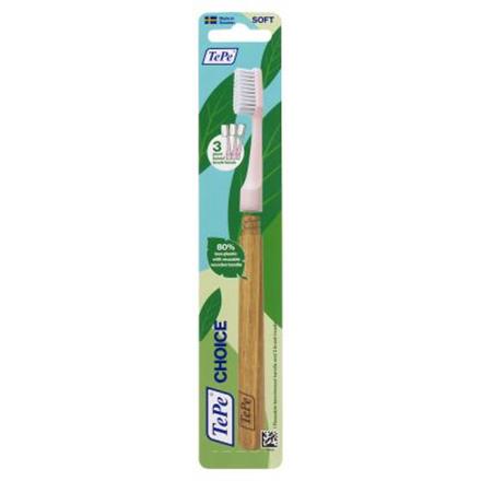 TePe Choice Zahnbürste regular soft inkl. 3 Köpfe