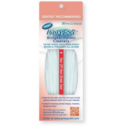 Thorntons ProxySoft Brücken + Implantate floss