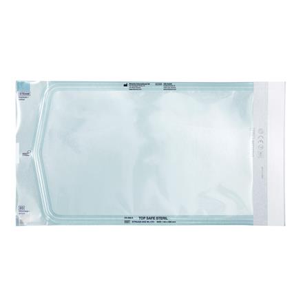 TOP SAFE STERIL - Beutel 140x260 mm mit Indikator, selbstklebend, blau