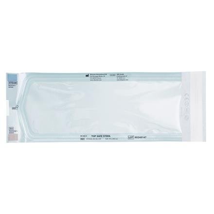 TOP SAFE STERIL - Beutel 90x250 mm mit Indikator, selbstklebend, blau