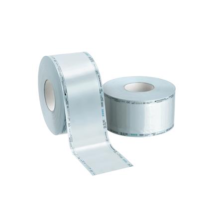 TOP SAFE STERIL - Rollen 100 mm x 200 m, ohne Falte, blau