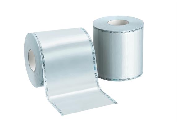 TOP SAFE STERIL - Rollen 200 mm x 200 m, ohne Falte, blau