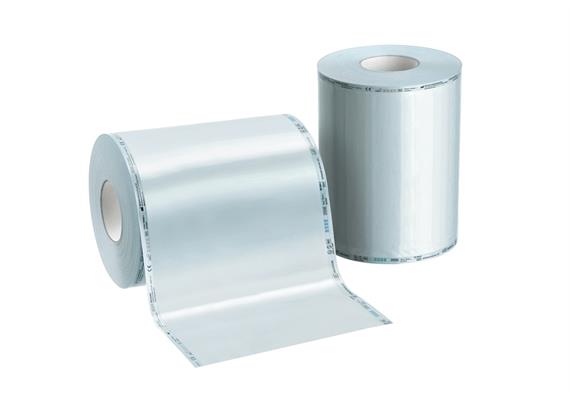 TOP SAFE STERIL - Rollen 250 mm x 200 m, ohne Falte, blau