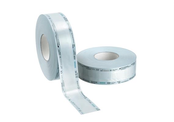 TOP SAFE STERIL - Rollen 55 mm x 200 m, ohne Falte, blau