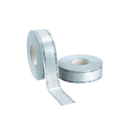 TOP SAFE STERIL - Rollen 55 mm x 200 m, ohne Falte, blau