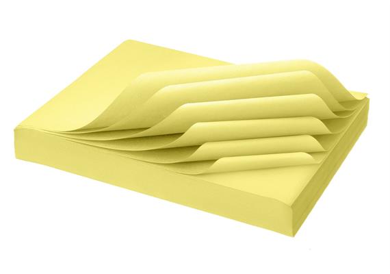 TOP TRAY - Traypapier maxi 28x36 cm gelb