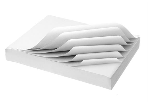 TOP TRAY - Traypapier maxi 28x36 cm weiß