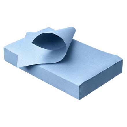 TOP TRAY - Traypapier normal 18x28cm med blau