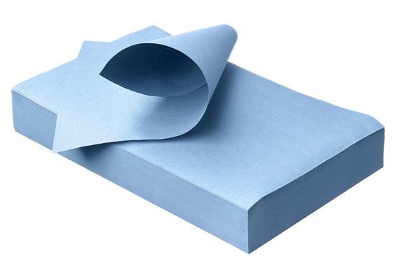 TOP TRAY - Traypapier normal 18x28cm med blau