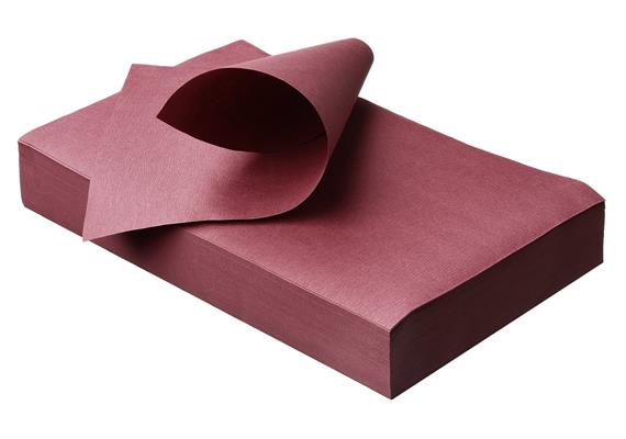 TOP TRAY - Traypapier normal 18x28cm, weinrot.