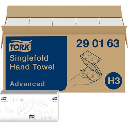 TORK PAPIERHANDTÜCHER Advanced ZZ weiss