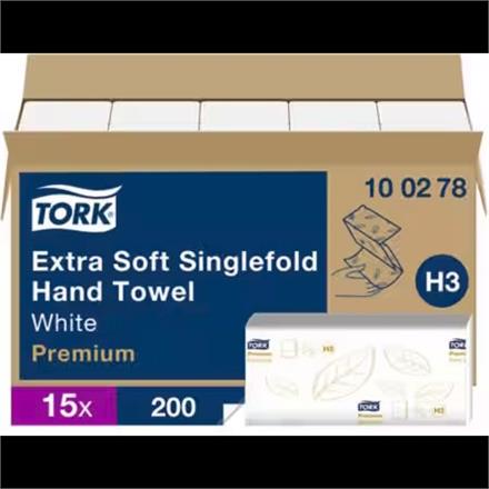 TORK PAPIERHANDTÜCHER Premium ZZ weiss/neutral