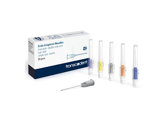 transcodent Endo Irrigation LL 30G 0.3x25mm gelb
