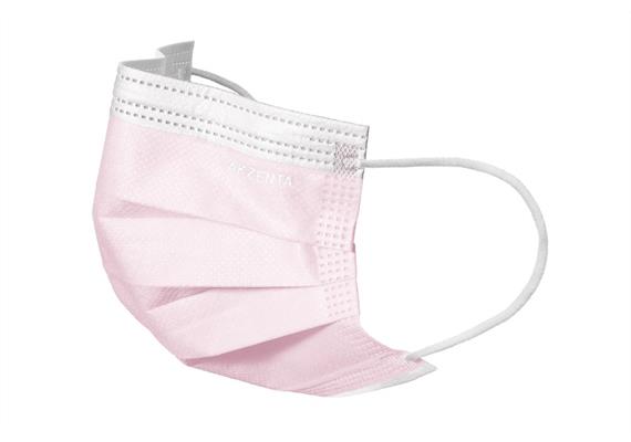 ULTRASAFE - Mundschutz 3-lg, Typ IIR latexfrei, mit Elastikbänder, baby pink