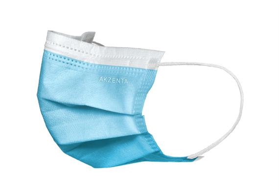 ULTRASAFE - Mundschutz 3-lg, Typ IIR latexfrei, mit Elastikbänder, blue