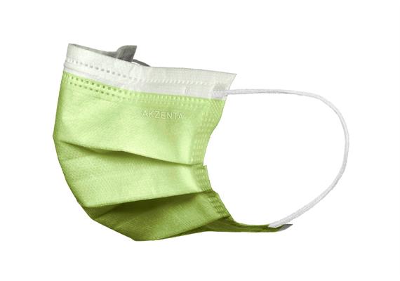 ULTRASAFE - Mundschutz 3-lg, Typ IIR latexfrei, mit Elastikbänder, fresh green