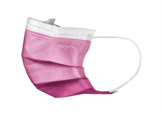 ULTRASAFE - Mundschutz 3-lg, Typ IIR latexfrei, mit Elastikbänder, fuchsia