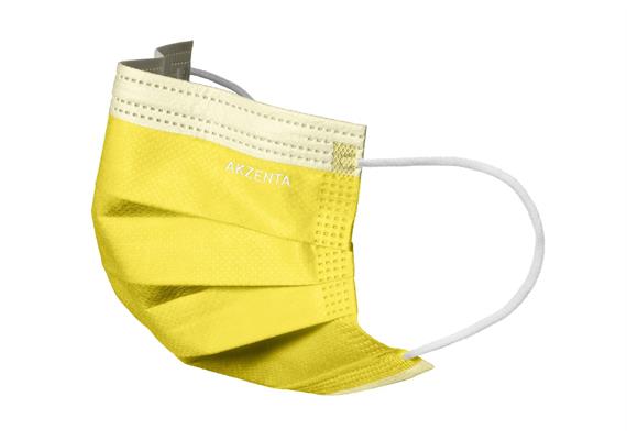 ULTRASAFE - Mundschutz 3-lg, Typ IIR latexfrei, mit Elastikbänder, gelb