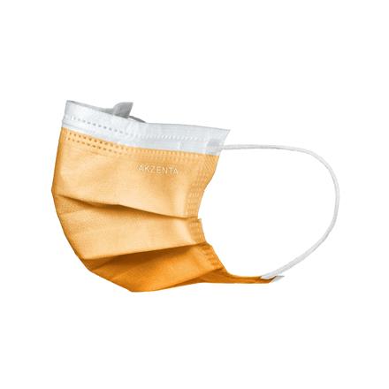 ULTRASAFE - Mundschutz 3-lg, Typ IIR latexfrei, mit Elastikbänder, hot orange
