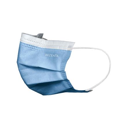 ULTRASAFE - Mundschutz 3-lg, Typ IIR latexfrei, mit Elastikbänder, med blue