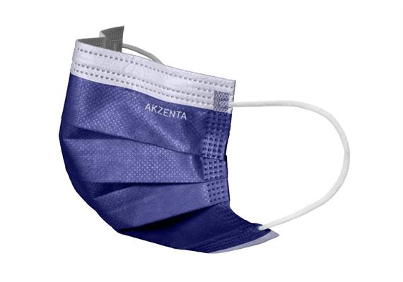 ULTRASAFE - Mundschutz 4-lg, Typ IIR latexfrei, mit Elastikbänder, magic blue
