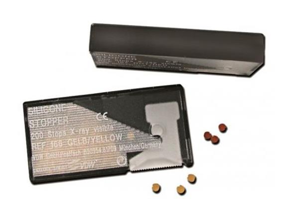 VDW Silicone Stops gelb 166
