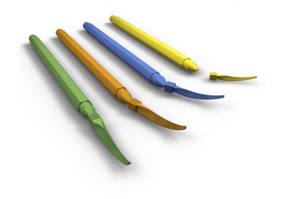 Wedge Wands Kit opak Plastik