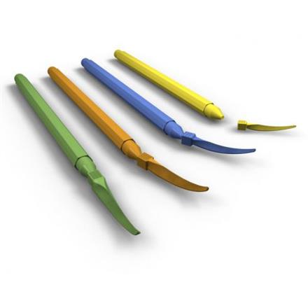 Wedge Wands Refill ultra-fein gelb opak Plasik