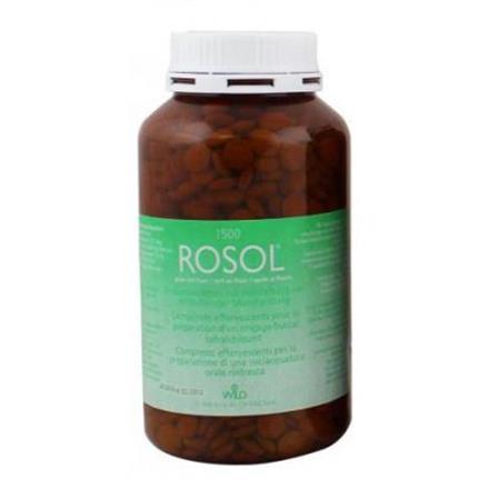 Wild Rosol Mundwasser Tabletten m. Fluorid grün